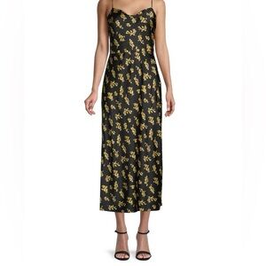 Vince floral print slip dress